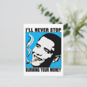 オバマ氏：はがきストップは ポストカード (スタンド正面)