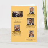 オバマ独裁者 カード (正面)