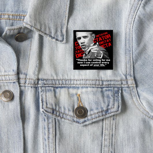 オバマ独裁者 缶バッジ (インサイチュ)