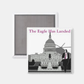 オバマ磁石 マグネット (正面/裏面)