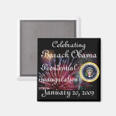 オバマ祝大統領就任式 マグネット (正面/裏面)