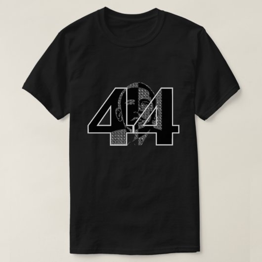 オバマ第44代大統領Tシャツ Tシャツ (デザイン正面)