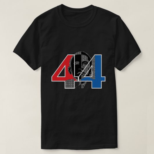 オバマ第44代大統領Tシャツ Tシャツ (デザイン正面)