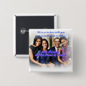 オバマ第45代大統領_ボタン 缶バッジ (正面&裏面)