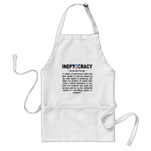 オバマ管理のIneptocracyのエプロン スタンダードエプロン