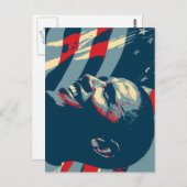 オバマ米大統領の名刺 ポストカード (正面/裏面)