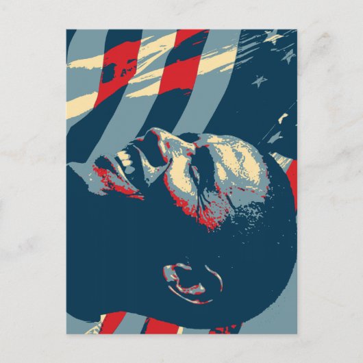 オバマ米大統領の名刺 ポストカード (正面)