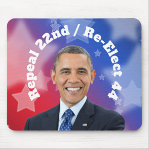 オバマ選再大統領 マウスパッド