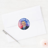オバマ選再大統領 ラウンドシール (封筒)