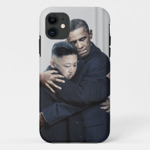 オバマ金Jong国連北朝鮮愛 iPhone 11 ケース
