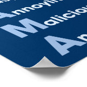 オバマ頭字語 ポスター (角)