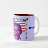 オバマ2008年マグカップ ツートーンマグカップ (正面右)