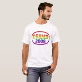 オバマ2008年 Tシャツ (正面フル)
