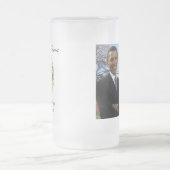 オバマ2009年の就任式 – 曇りマグカップ フロストグラスビールジョッキ (中央)