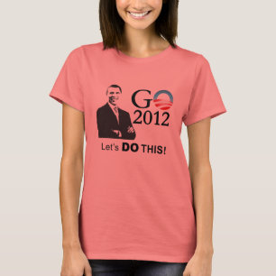 オバマ2012のキャンペーン- GObamaはこれをしよう! Tシャツ