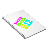 オバマ2012の動揺のネオン ノートブック (右側)