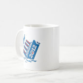 オバマ2012の船の沈降 コーヒーマグカップ (正面左)