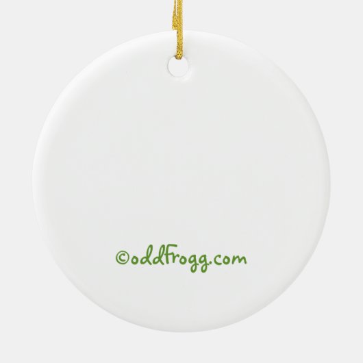 オバマ2012の記念するクリスマスのオーナメント セラミックオーナメント (裏面)