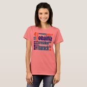 オバマ2012クラウド Tシャツ (正面フル)