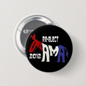 オバマ2012年を再選して下さい 缶バッジ (正面&裏面)
