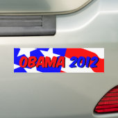 オバマ2012年 バンパーステッカー (車上)