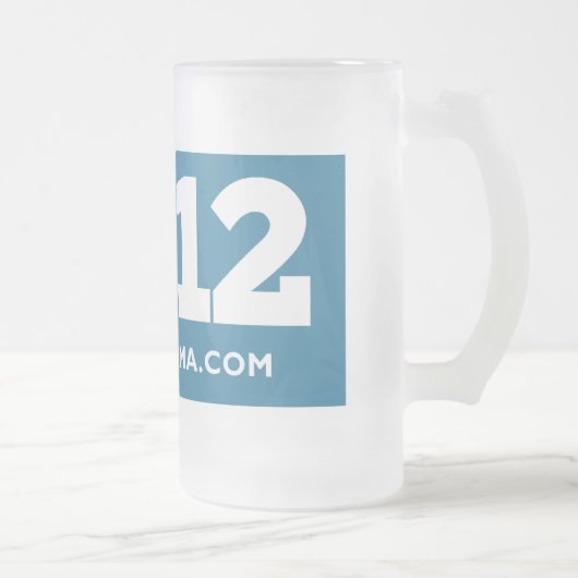 オバマ2012年 フロストグラスビールジョッキ (右)