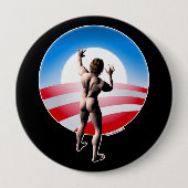 オバマ2012年 缶バッジ (正面)