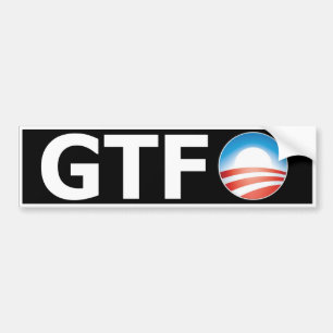オバマ2012 GTFO バンパーステッカー