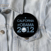 オバマ2012.pngのためのCALIFONIA 缶バッジ (インサイチュ)