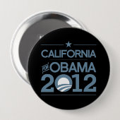 オバマ2012.pngのためのCALIFONIA 缶バッジ (正面&裏面)