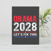 オバマ2028この民主主義の選挙を修正しようアメリカ 招待状 (スタンド正面)
