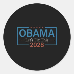オバマ2028は、この政治おもしろい的な米国選挙を修正する ラウンドシール