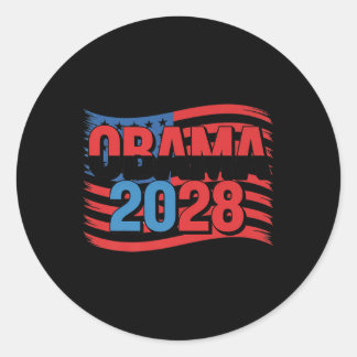 オバマ2028プレミアム ラウンドシール