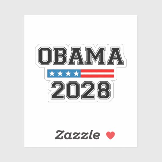 オバマ2028米国の民主主義の選挙 シール (シート)