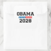 オバマ2028米国の民主主義の選挙 スクエアシール (バッグ)