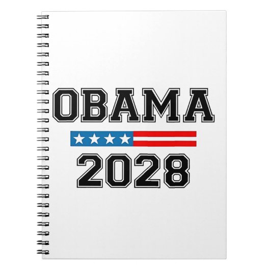 オバマ2028米国の民主主義の選挙 ノートブック (正面)