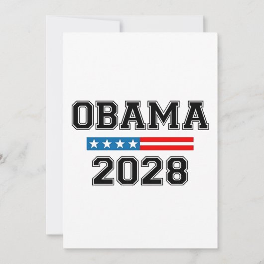 オバマ2028米国の民主主義の選挙 招待状 (正面)