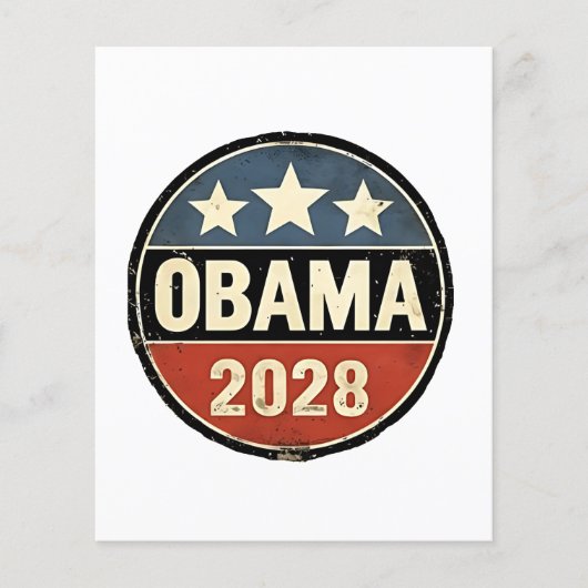 オバマ2028米国の選挙政治 チラシ (正面)