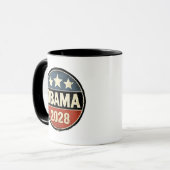 オバマ2028米国の選挙政治 マグカップ (正面左)
