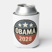 オバマ2028米国の選挙政治 缶クーラー (缶正面)