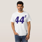 オバマ44はTシャツを平方しました Tシャツ (正面フル)