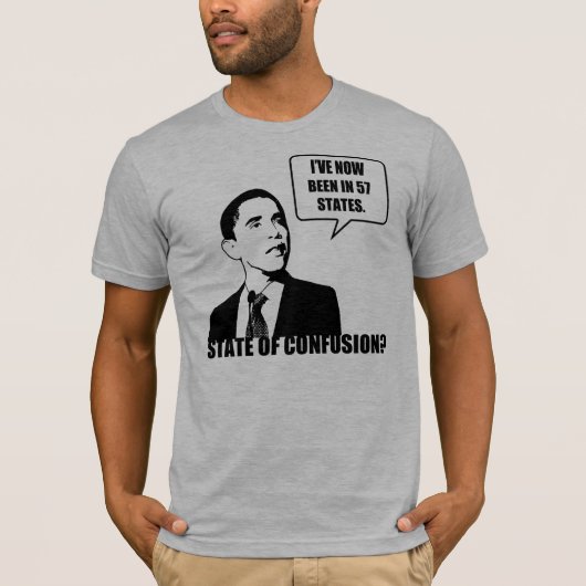 オバマ57の州のTシャツ Tシャツ (正面)