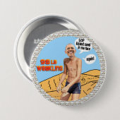 オバマ98lbの虚弱者 缶バッジ (正面&裏面)