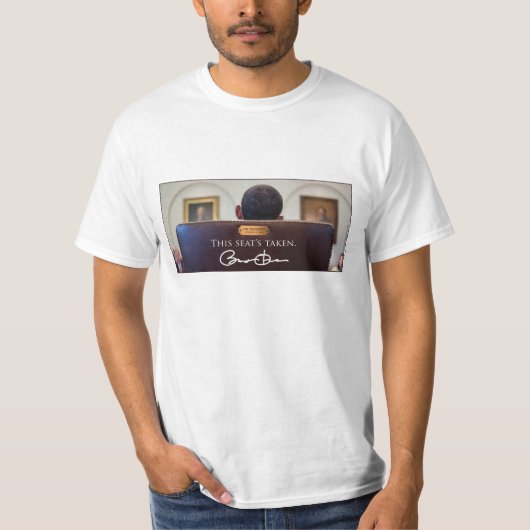 オバマ: 「この座席取られた」の再選の2012年のTシャツ Tシャツ (正面)