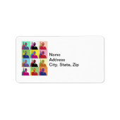 オバマ・アポップ・アートのート大統領 ラベル (正面)