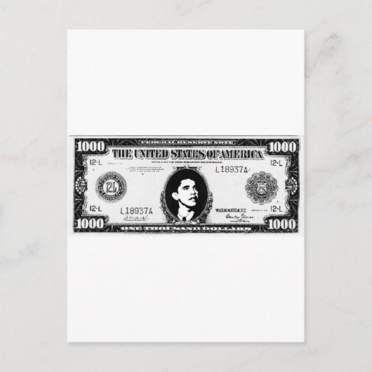 オバマ・キャッシュ ポストカード (正面)