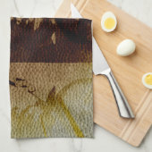 オバマ・コラージュとのケニアへようこそ キッチンタオル (四つ折り)