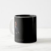 オバマ コーヒーマグ ツートーンマグカップ (正面左)