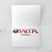 オバマ·ジョイ·クリスマス·カード シーズンカード (内部)