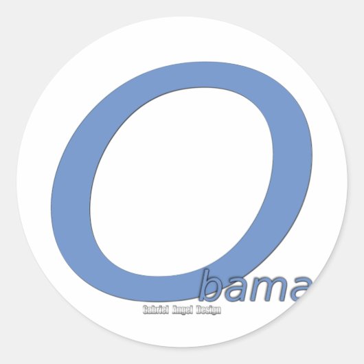 オバマ・ビッグ ラウンドシール (正面)